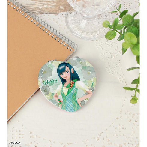 『オシャレ魔女 ラブ and ベリー』ベリー ハート型折りたたみミラー(事後販売商品)